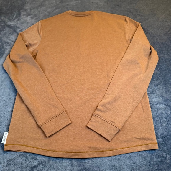 Outdoor Research Long Sleeve Henley Shirt Tan Heather Pocket Mens Medium NWT - Picture 5 of 10